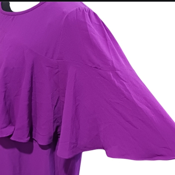 Skies Are Blue You Blow Me Away Cape Dress - Picture 4 of 7